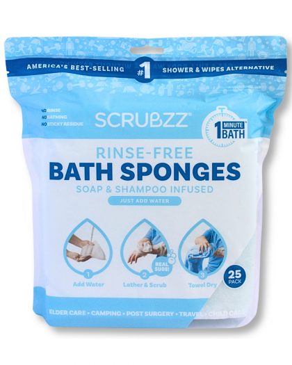 Scrubzz – Esponjas de Baño sin Enjuague